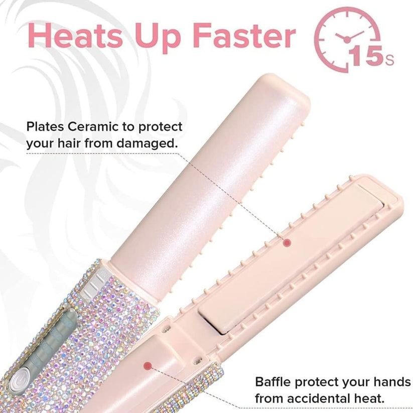 Bling Me Straight Wireless Hair Straightener