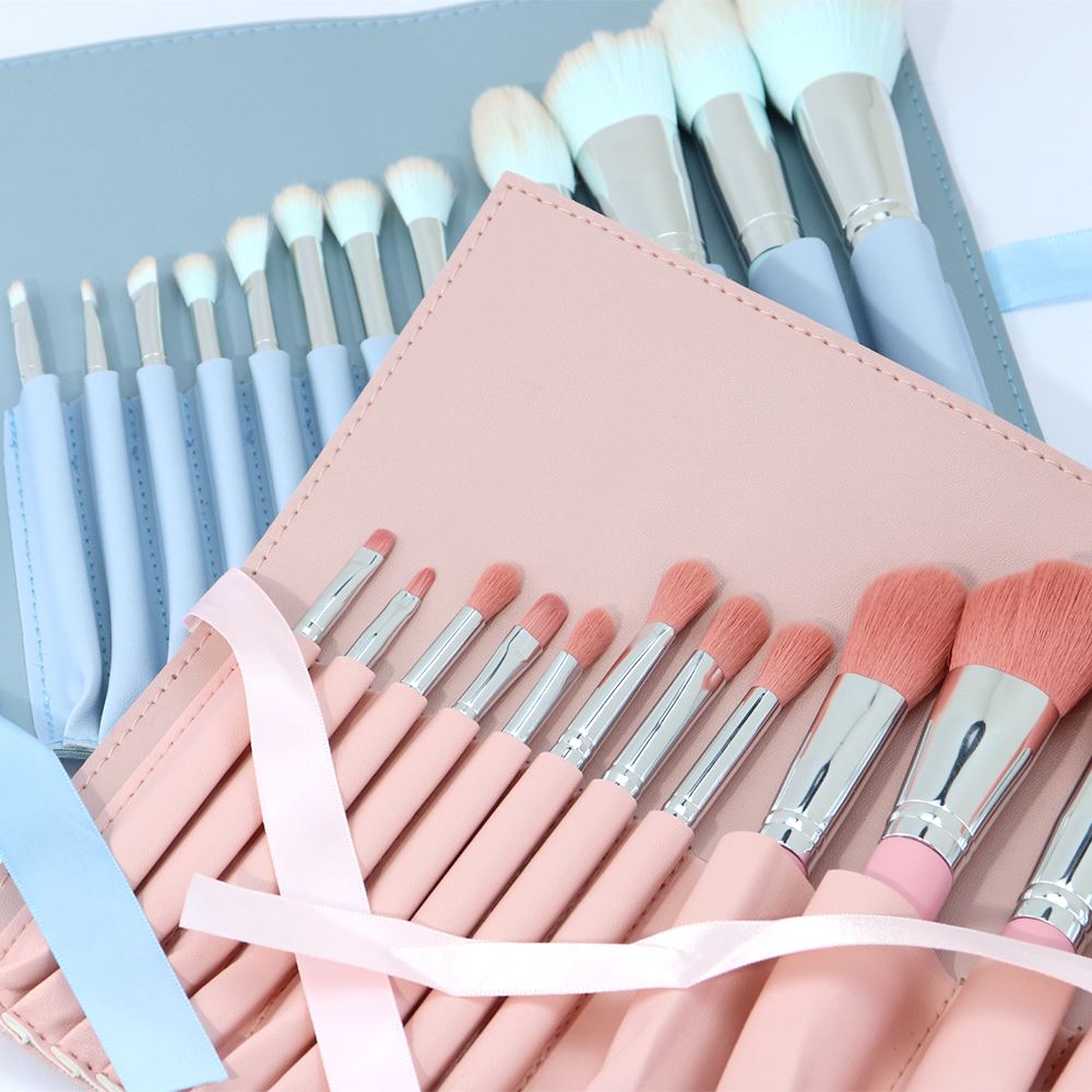 Cotton candy makeup brushes 12 brush set