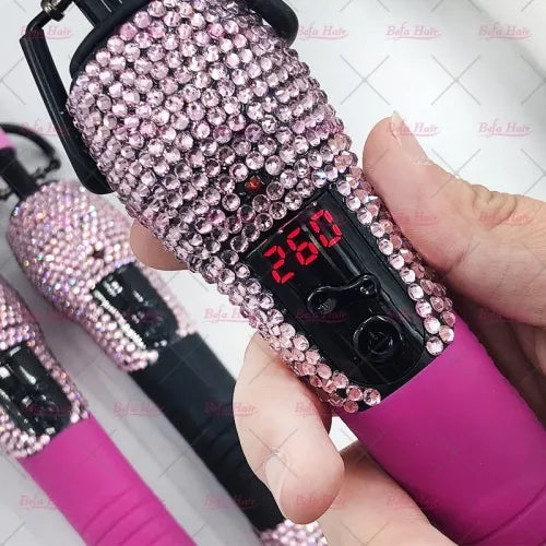 Wholesale Electric Hot Comb 500 Degrees Hair Straightener Hotcomb bling hot comb electric