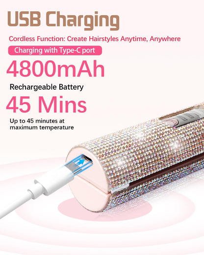 Bling Me Straight Wireless Hair Straightener