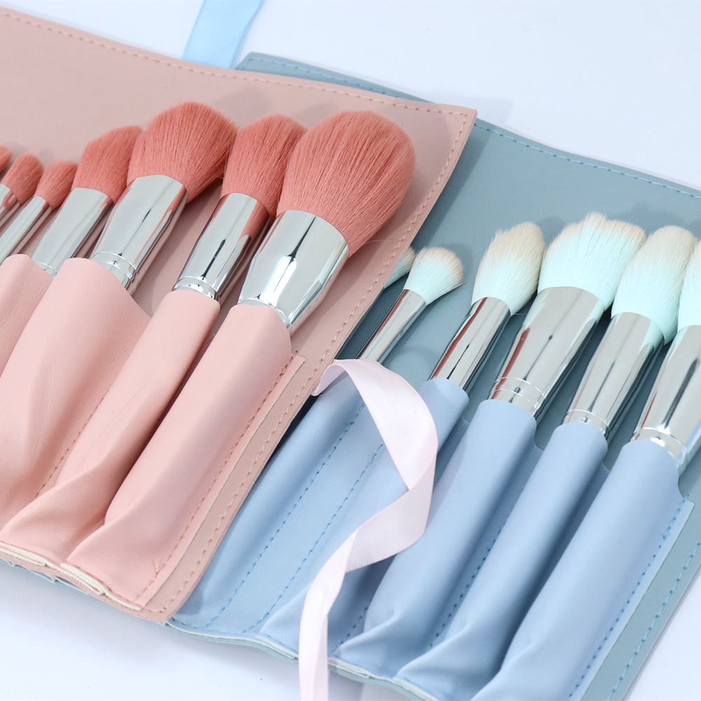 Cotton candy makeup brushes 12 brush set