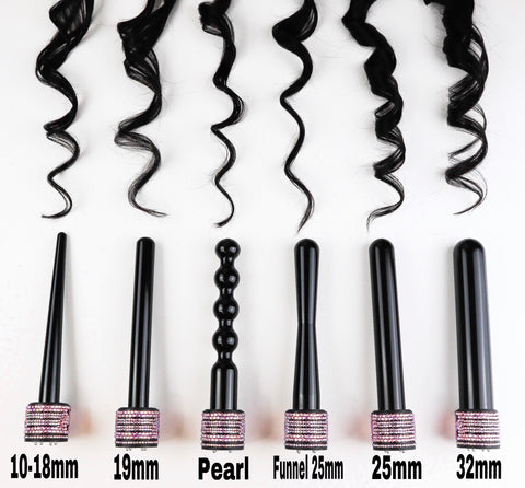 Crystallized 6 in 1 Ceramic Curling Wand