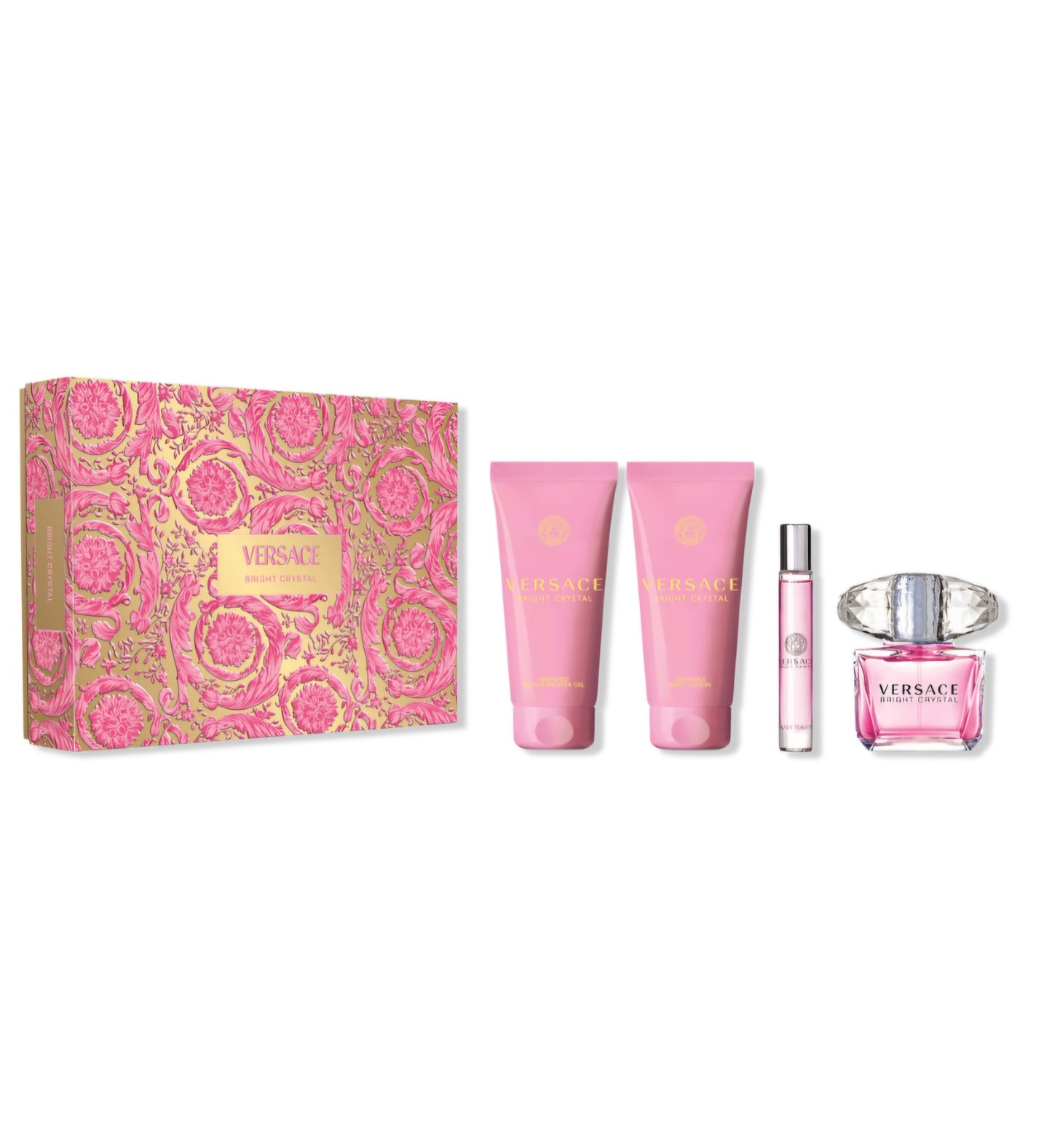 Versace Bright Crystal 4 piece gift set