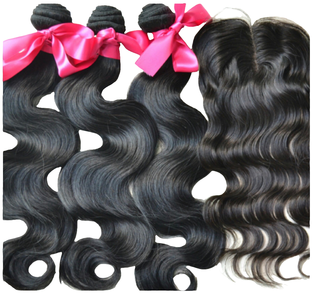 Raw Malaysian Hair Wholesale Package: 6 Bundles, 2 Closures