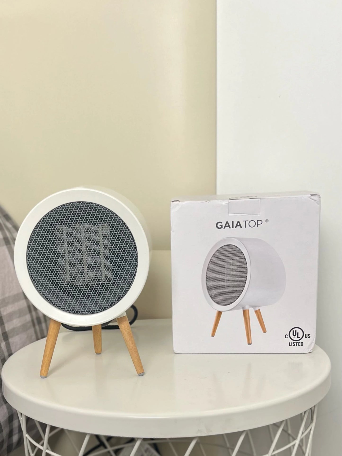 GAIATOP Small Portable Space Heater Energy Efficient Office Bedroom Home